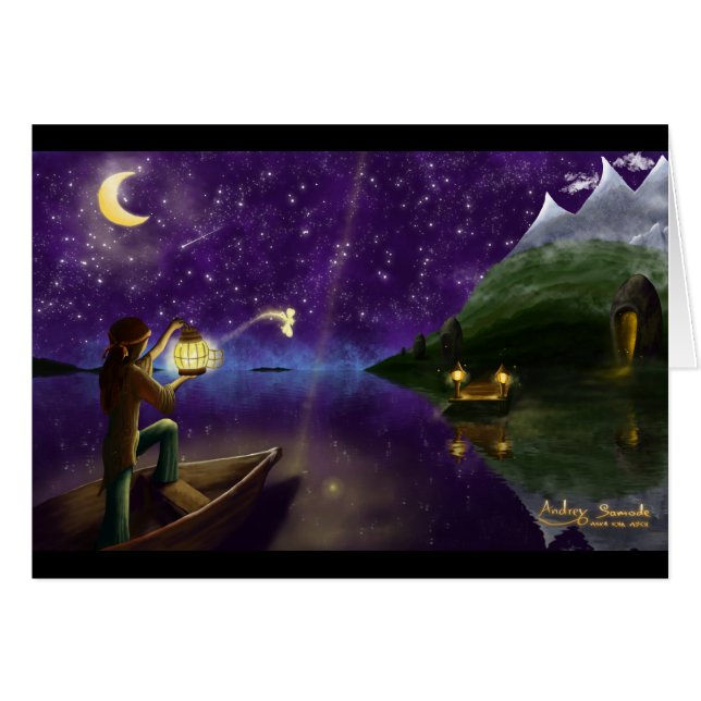 Liberando o cartão feericamente (Frente Horizontal)