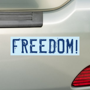 LIBERDADE! Adesivo de Para-choque