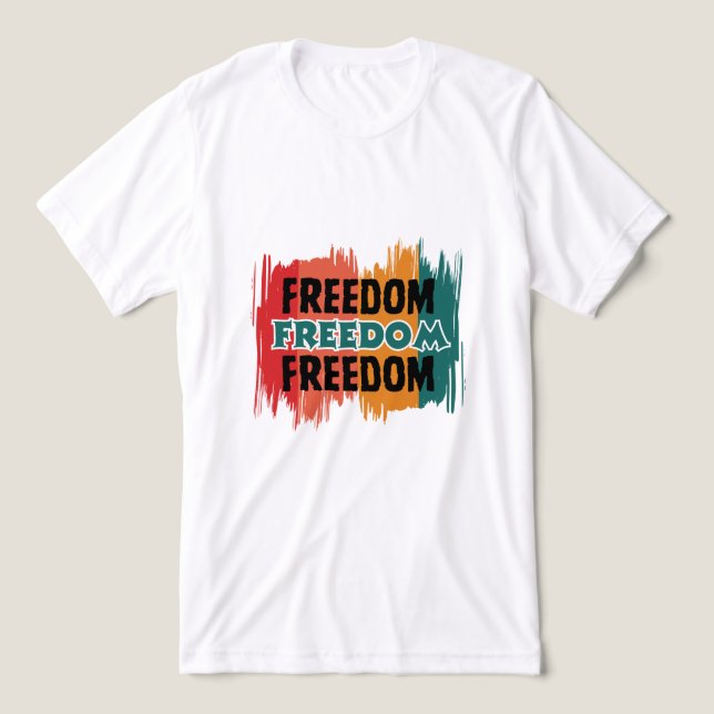 Liberdade - Camisa Gráfica Inspiracional (Design frontal)
