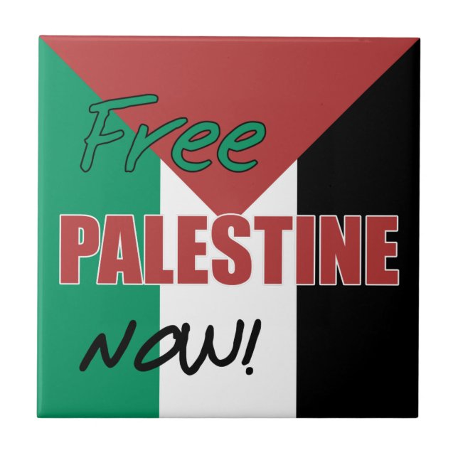 Liberdade da Palestina Agora Bandeira Palestina (Frente)