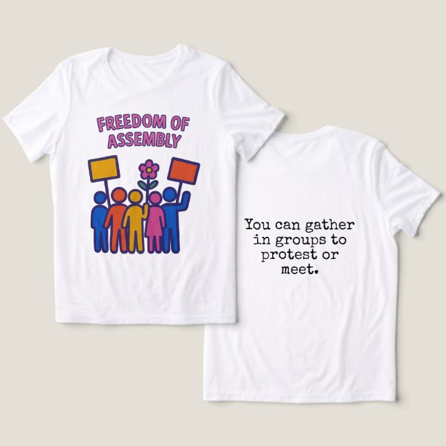 Liberdade de reunião: Juntos, Juntos (Design Frente e Verso)