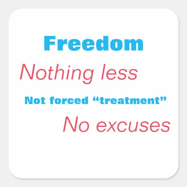 Liberdade do adesivo de encarceramento (Frente)