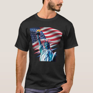 Liberdade e Liberdade: Camiseta do Orgulho America