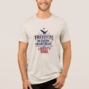 Liberdade em cada T-Shirt pulsante - Bella+Canvas