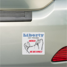 Liberdade não Tyranny Car Magnet