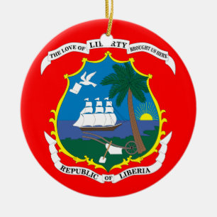 LIBERIA*- enfeites de natal cerâmicos
