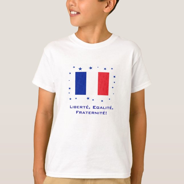Liberté, Egalité, Fraternité! Camiseta (Frente)