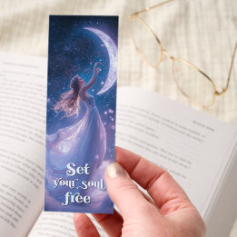 Liberte Sua Alma Marcador de Livro Motivacional