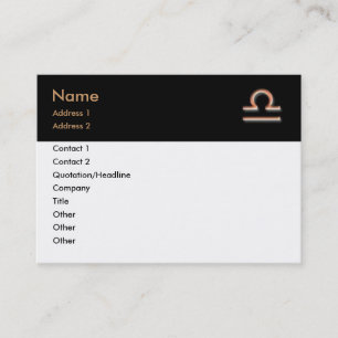 Libra Cartão de visita