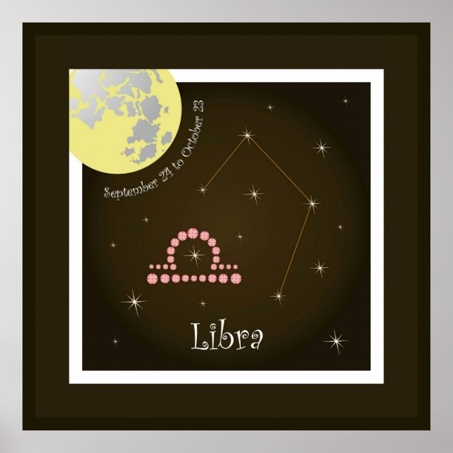 Libra de 24 de setembro a Poster de 23 de outubro (Frente)