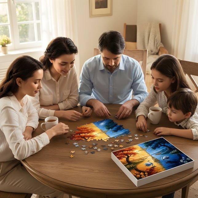 Libra Lake Equinox 110-Piece Jigsee Quebra-cabeça (Criador carregado)