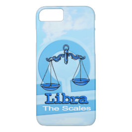 Libra sinal de ar zodiac iphone azul