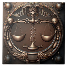 Libra - Sinal Zodiano Libra Horoscope Azulejo cerâ