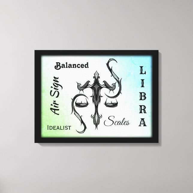 Libra Zodiac - Canvas (Frente)