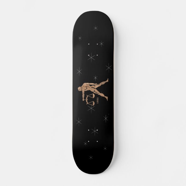 Libra Zodiac - Símbolo Skateboard Deck (Frente)
