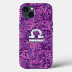Libra Zodiac - Sinal de Fuchsia Camo