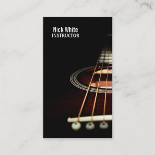 Lição De Guitarra, Música, Cartões de visitas