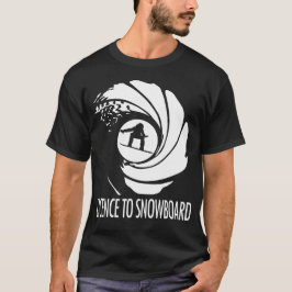 LICENÇA PARA CAMISETA DE SNOWBOARD Design para Hom