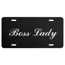 Licença Plate - Senhora Chefe