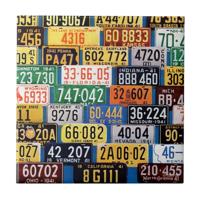 License Plates por H. Wilson Smith (Frente)
