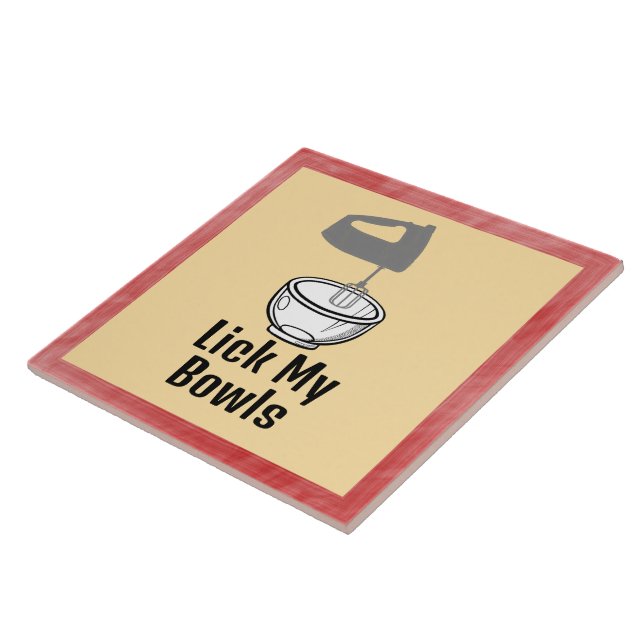 Lick My Bowls Cerâmica Azulejo (Lateral)