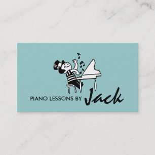 Lições de Piano, Cartão de visita de Instrutor 