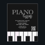 Lições de Piano Infantis Adultas Folhetos de Negóc<br><div class="desc">Folhetos de Lição de Piano para Eventos de Promocional</div>