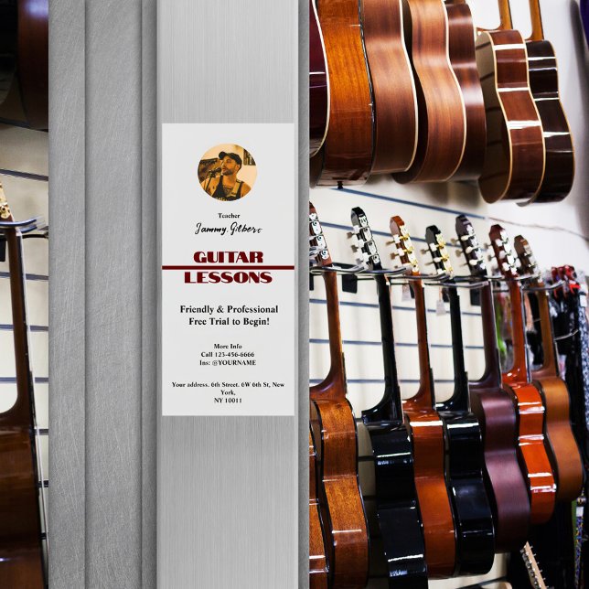 Lições de violão Magent Poster (Criador carregado)