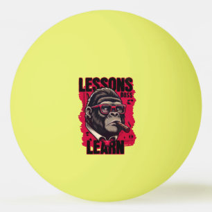 Lições do Chefe Gorila Aprender Bola de Ping Pong