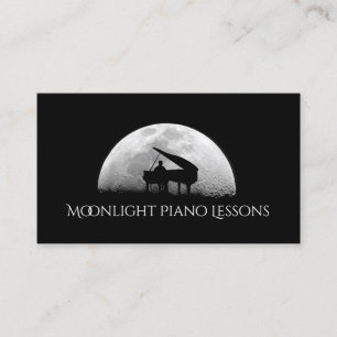 Lições para piano, música, Cartão de visita de