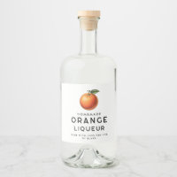 Licor de laranja caseiro com laranja