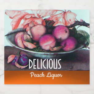 Licor do pêssego das FRUTAS/PÊSSEGOS da ESTAÇÃ