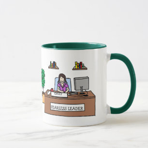 Líder sem medo - caneca personalizada dos desenho