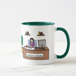 Líder sem medo - caneca personalizada dos desenhos