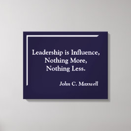 Liderança influencia Canvas minimalista