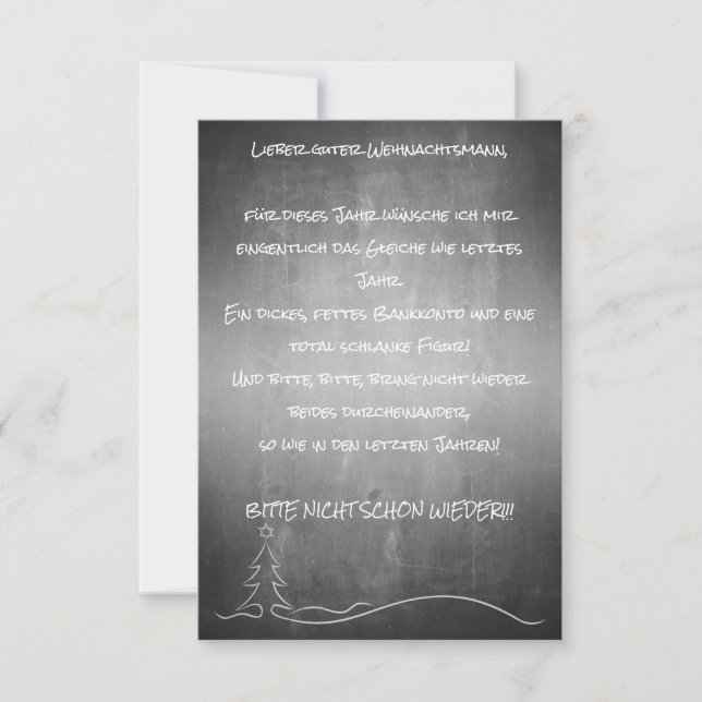 Lieber guter Weihnachtsmann (Frente)