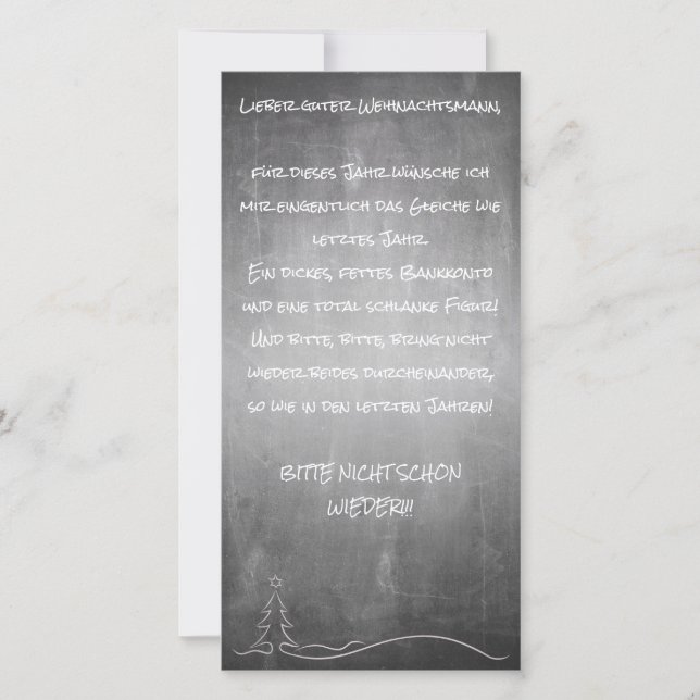 Lieber guter Weihnachtsmann (Frente)