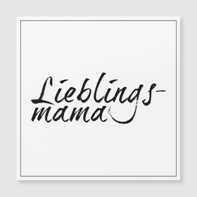 Lieblingsmama (Frente)