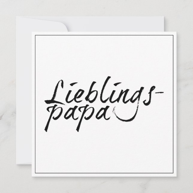 Lieblingspapa - Schwarzer Schriftzug 00001 (Frente)