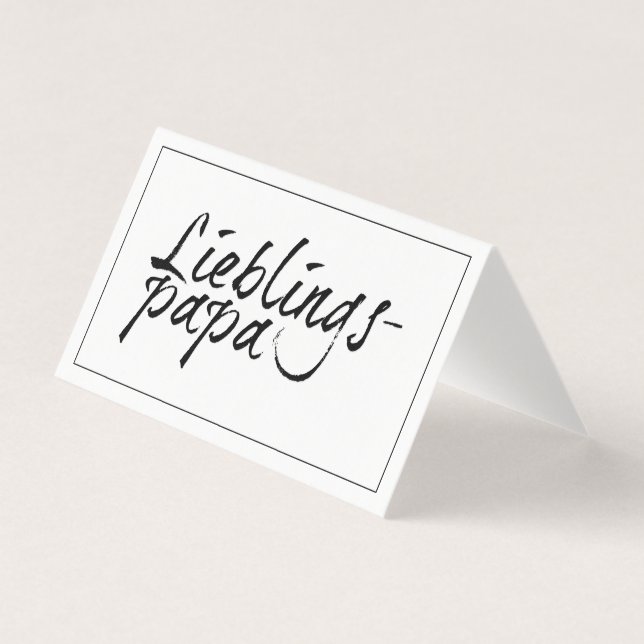Lieblingspapa - Schwarzer Schriftzug 00001 (Frente)