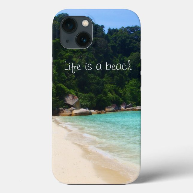 Life is a Beach Case-Mate iPhone Case (Verso)