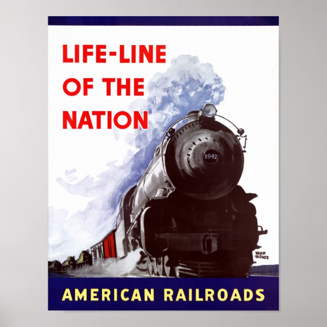 Life-Line do Nation American Railways Poster (Frente)