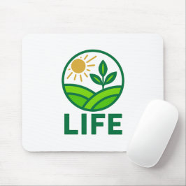 LIFE Mousepad - Design de Trabalho Ecológico