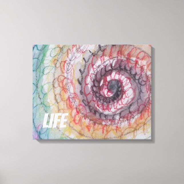 LIFE WALL ART IMPRESSÃO DO ARTISTA PAULA REILLY. (Frente)