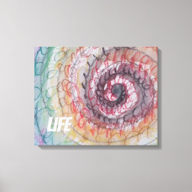 LIFE WALL ART IMPRESSÃO DO ARTISTA PAULA REILLY. (Frente)