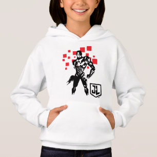 Liga da Justiça Cyborg Digital Noir Pop Art