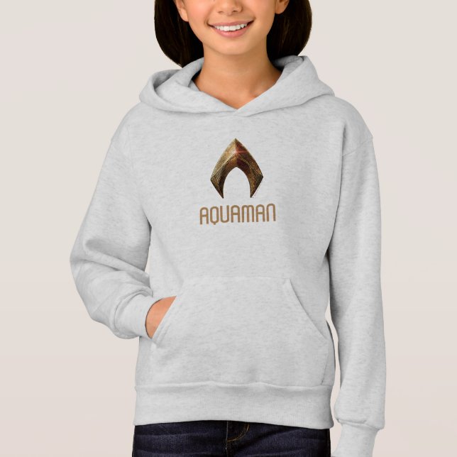 Liga da Justiça | Símbolo Aquâmico Metálico (Frente)