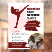 Ligação de Janela Classes de Autodefesa Mulheres