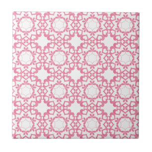 Ligado pelo azulejo do amor - rosa
