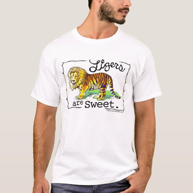 Ligers é design doce da camisa de T (Frente)